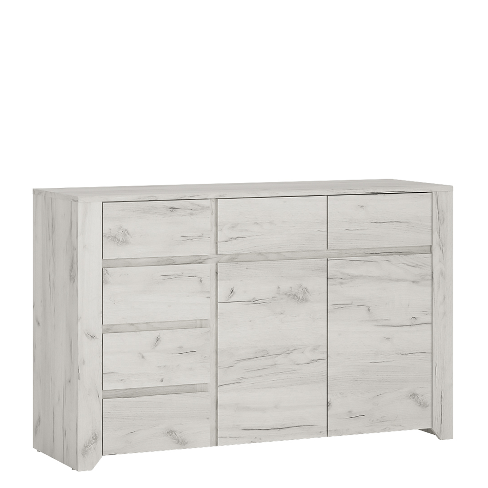 ANGEL 2 Door 3-3 Drawer Wide Chest